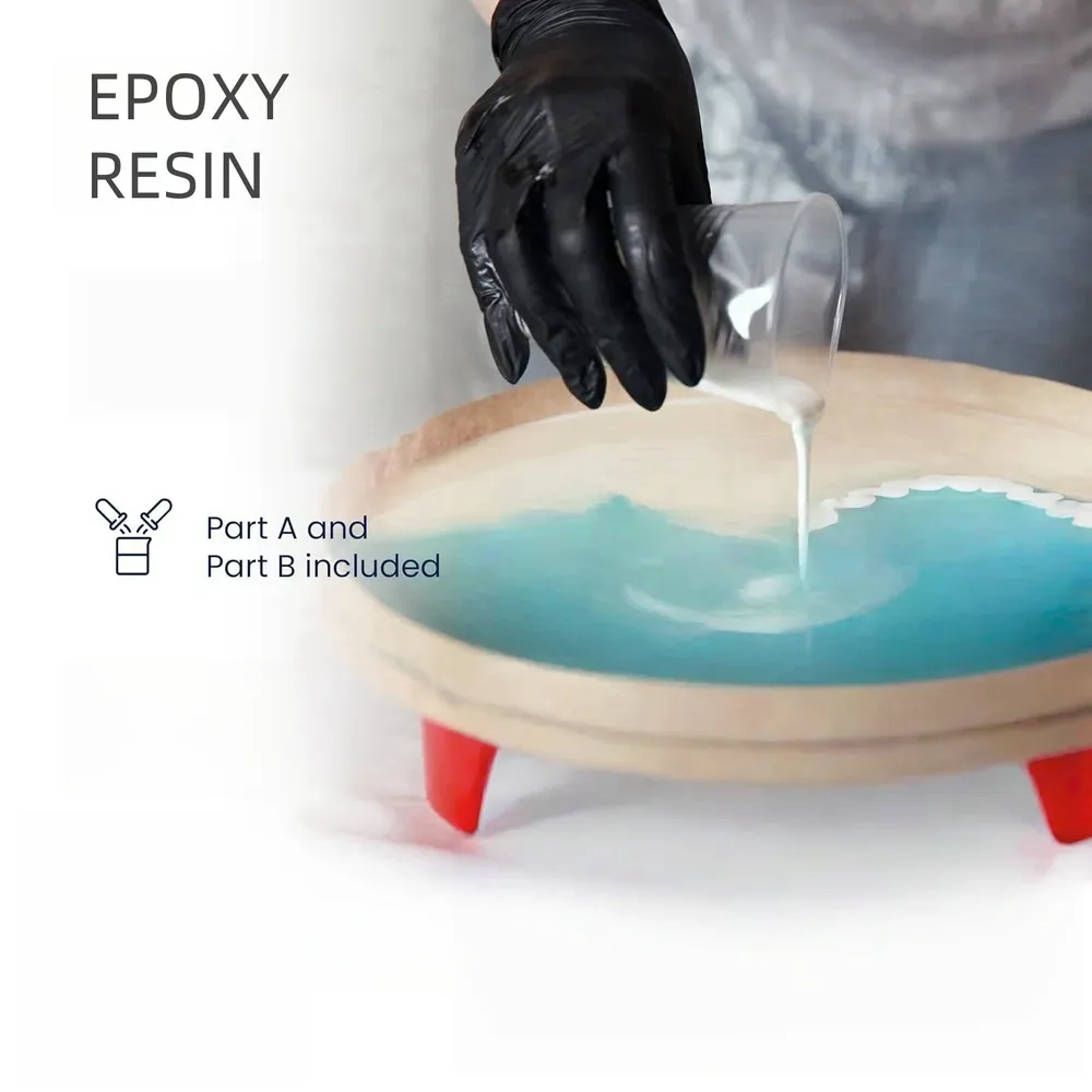 Résine époxy 6,76 oz à 32 oz auto-nivelante