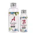 Résine époxy AB transparente 3:1 75 à 1000 g pour bijoux – Color A75g-B25g