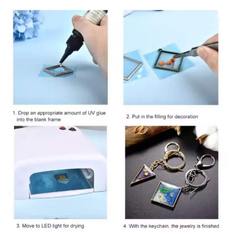 Résine époxy dur transparente UV 100 g pour bijoux et artisanat