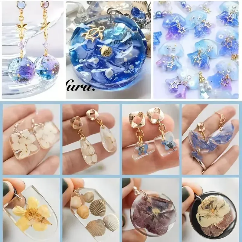 Résine époxy dur transparente UV 100 g pour bijoux et artisanat