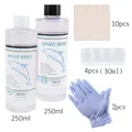 Résine époxy transparente 1:1 kit moulage avec accessoires – Couleur set 3