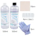 Résine époxy transparente 1:1 kit moulage avec accessoires – Couleur set 4