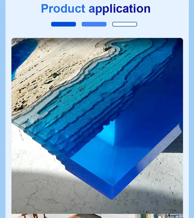 Résine époxy transparente 2:1 200 à 1000 ml pour usage professionnel