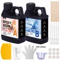 Résine époxy transparente anti-jaunissement 1:1 pour art et bijoux – Couleur 250ml 250ml kit