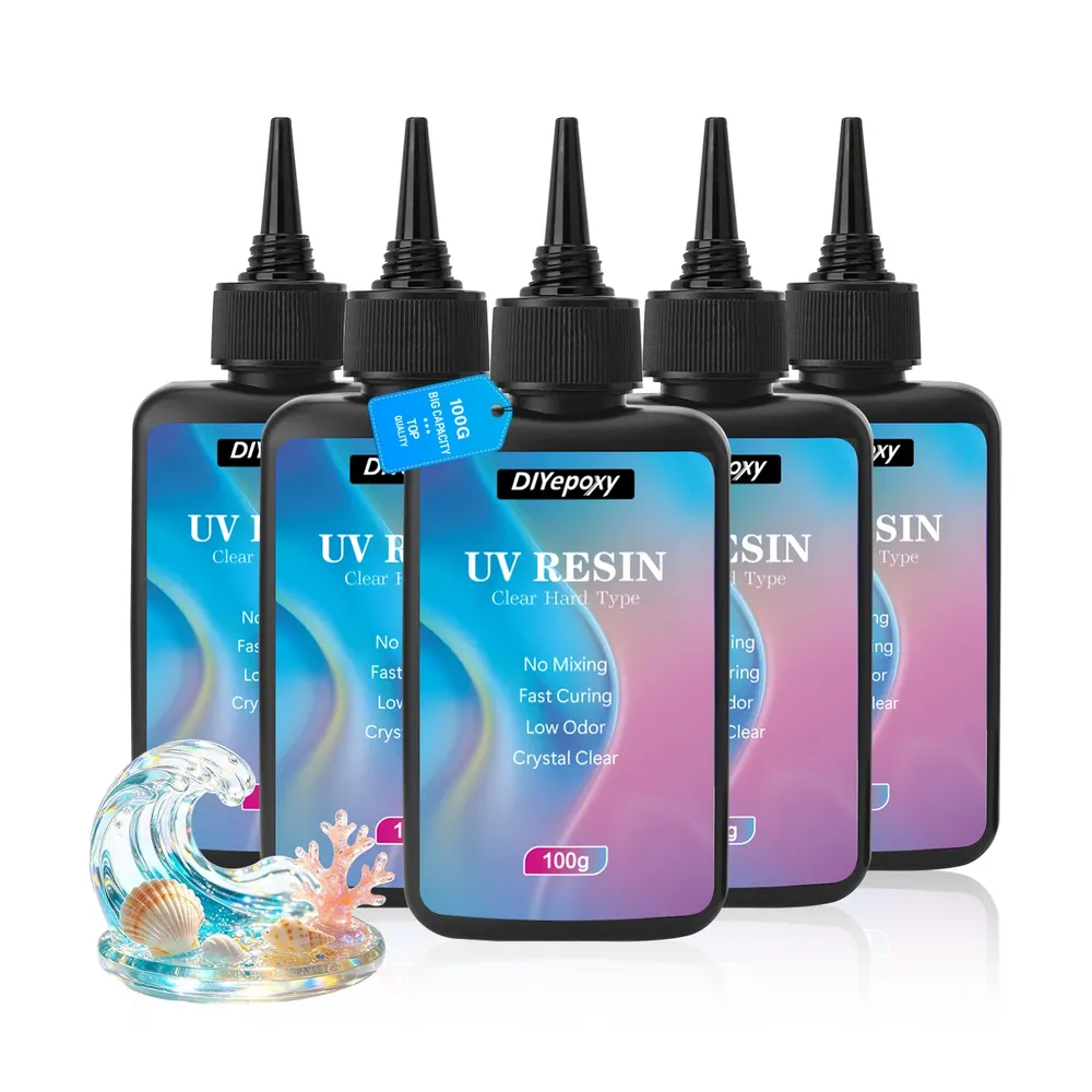 Résine UV 300g à 1000g transparente anti-jaunissement