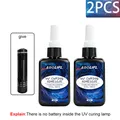 Résine UV 50 ml à 50 ml à durcissement rapide – Couleur UV-Y-50ML-2PCS