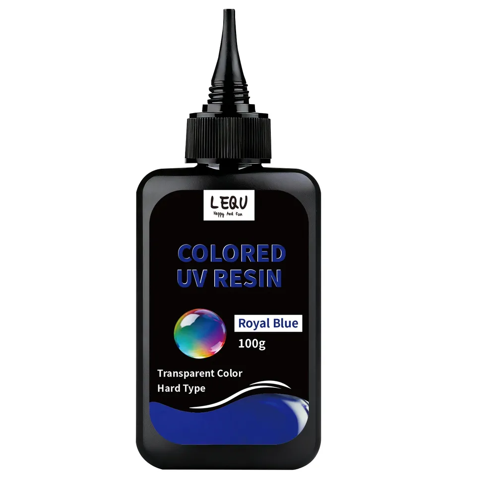 Résine UV couleur unie 12 couleurs faible rétrécissement