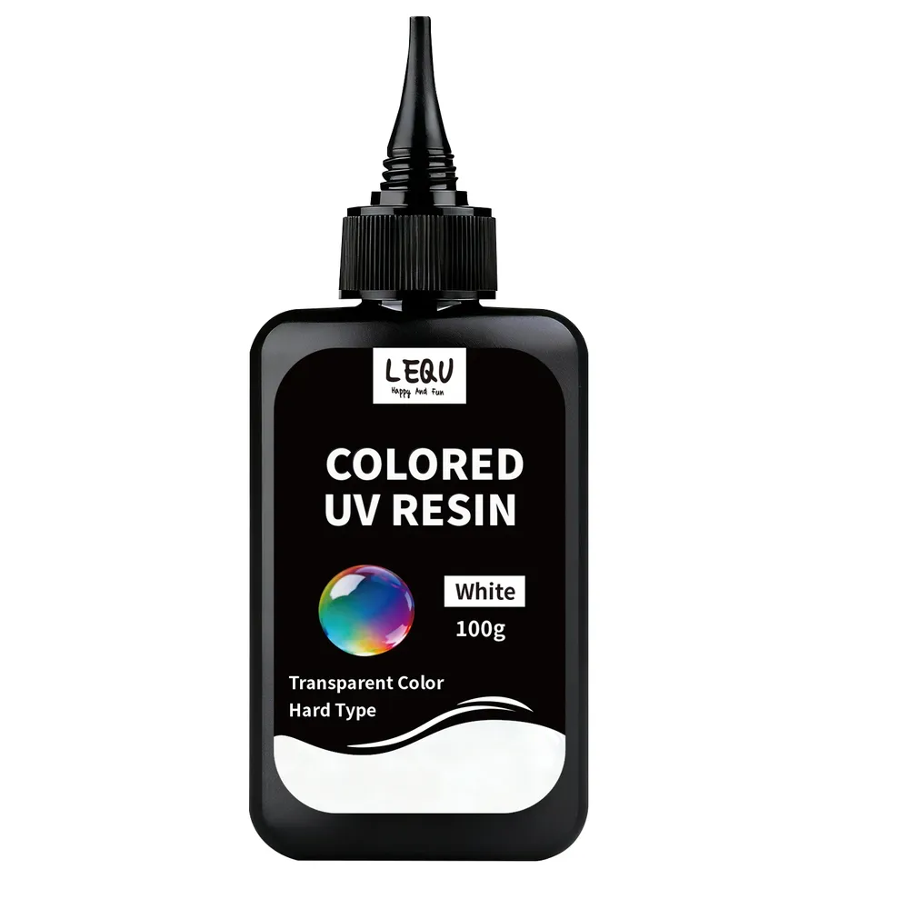 Résine UV couleur unie 12 couleurs faible rétrécissement
