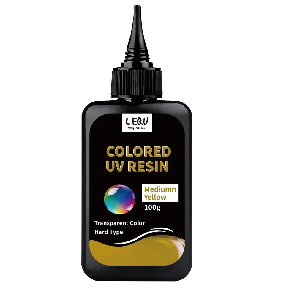 Résine UV couleur unie 12 couleurs faible rétrécissement