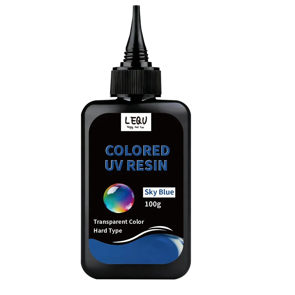Résine UV couleur unie 12 couleurs faible rétrécissement
