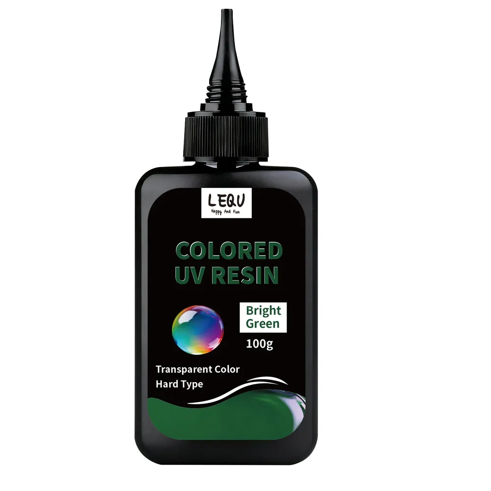 Résine UV couleur unie 12 couleurs faible rétrécissement