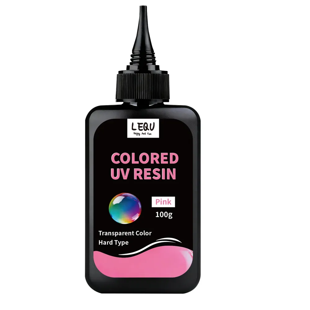 Résine UV couleur unie 12 couleurs faible rétrécissement