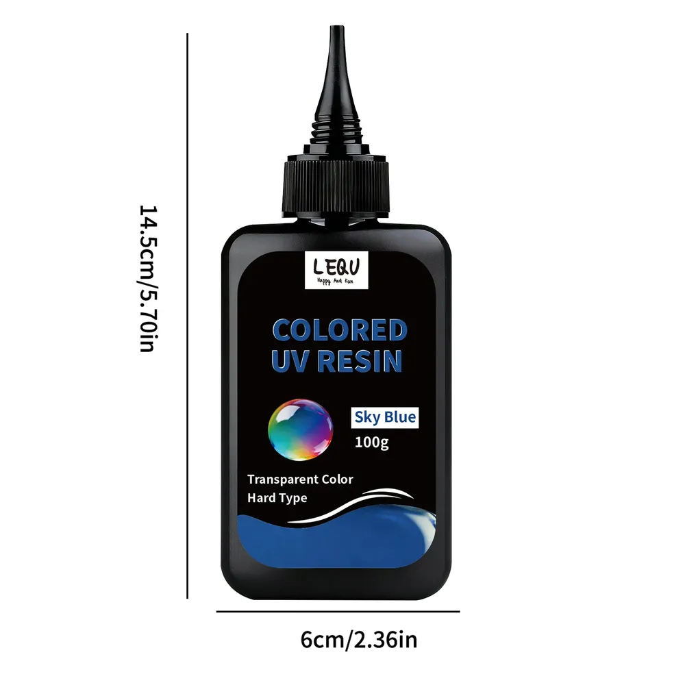Résine UV couleur unie 12 couleurs faible rétrécissement