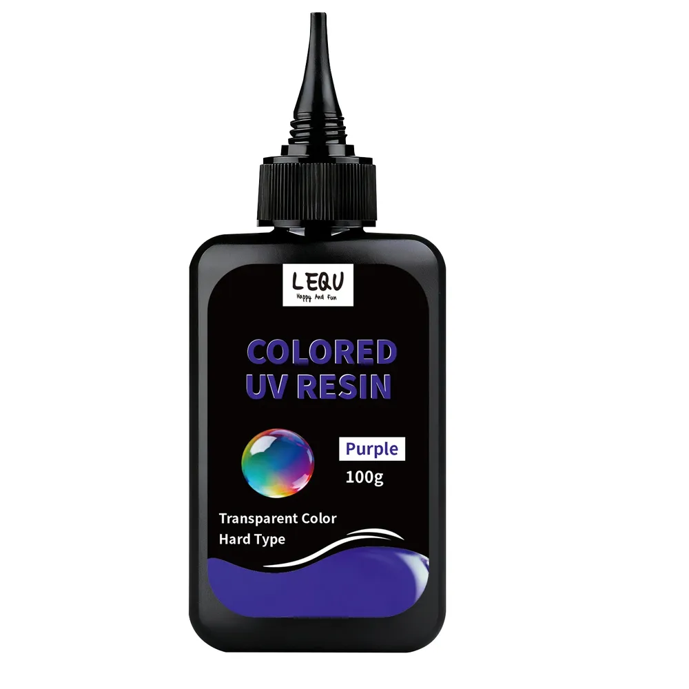 Résine UV couleur unie 12 couleurs faible rétrécissement