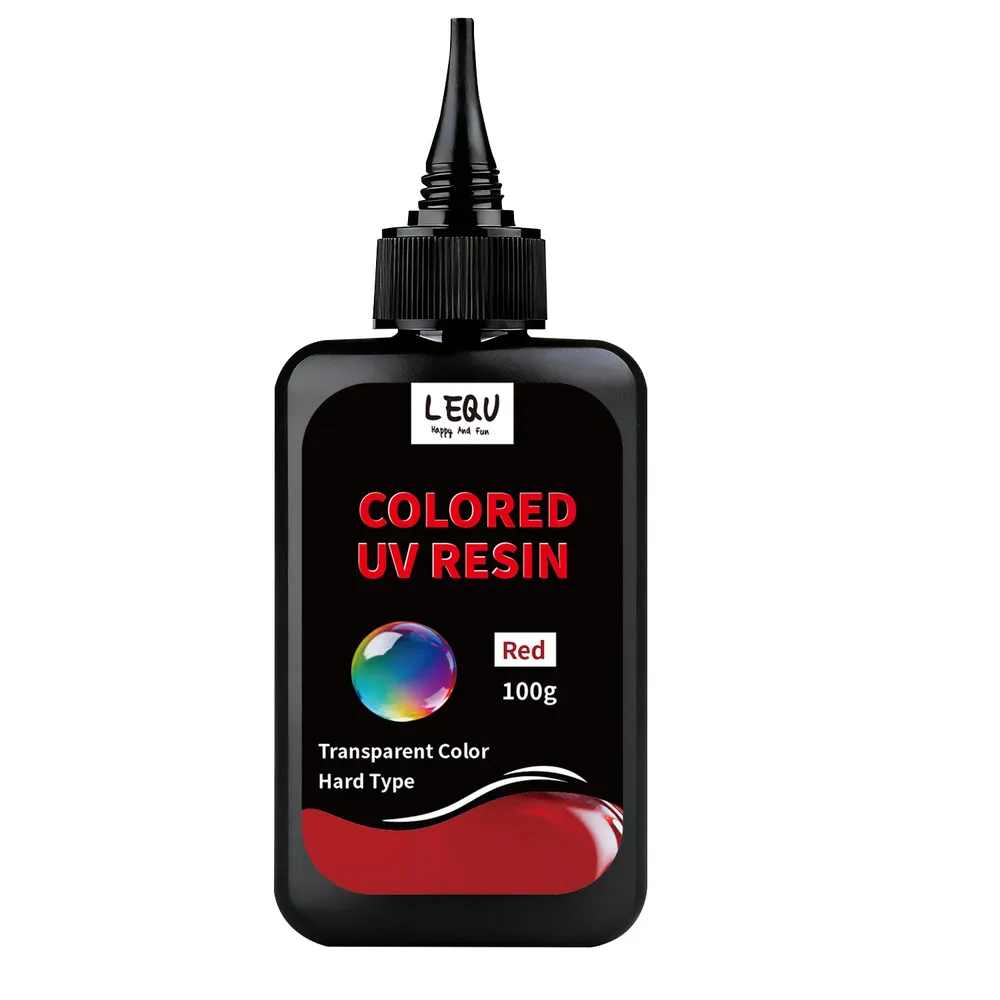 Résine UV couleur unie 12 couleurs faible rétrécissement