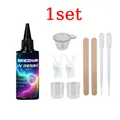 Résine UV cristal anti-jaunissement dure pour bijoux et moules – Couleur 1set