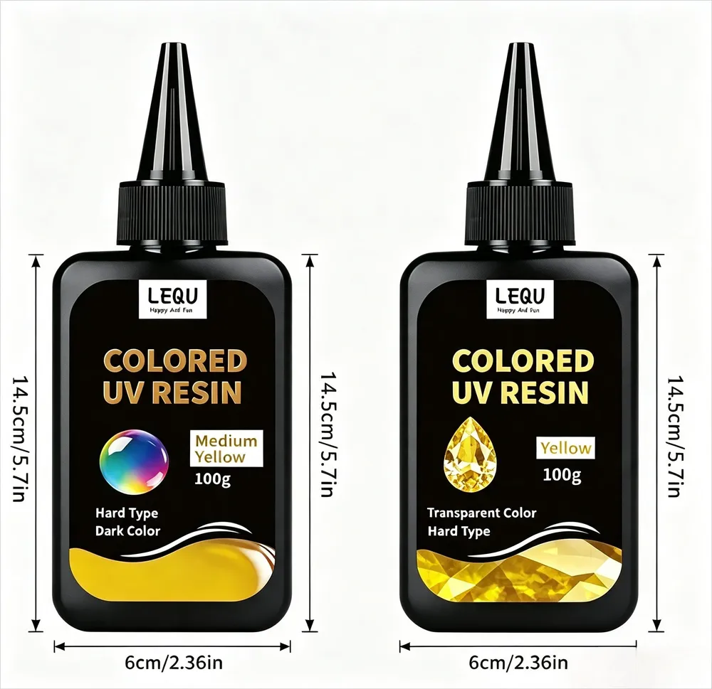 Résine UV dure transparente 100 g séchage rapide pour bijoux