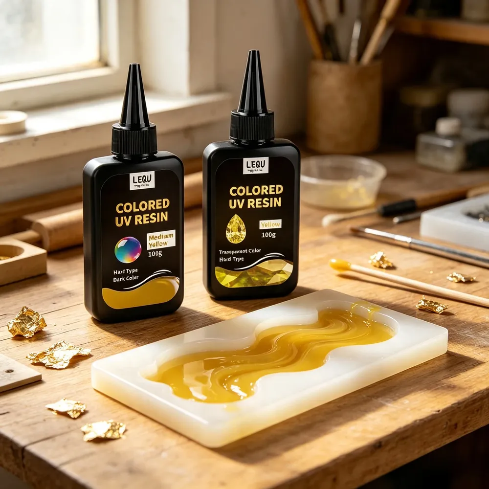 Résine UV dure transparente 100 g séchage rapide pour bijoux