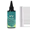 Résine UV dure transparente 110 ml sans bulles pour bijoux – Couleur 1set