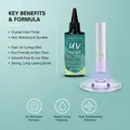 Résine UV dure transparente 110 ml sans bulles pour bijoux – 2