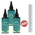 Résine UV dure transparente 110 ml sans bulles pour bijoux – Couleur 330mland curing lamp