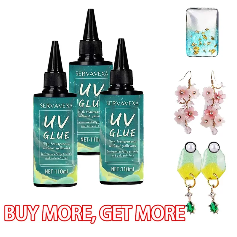 Résine UV dure transparente 110 ml sans bulles pour bijoux