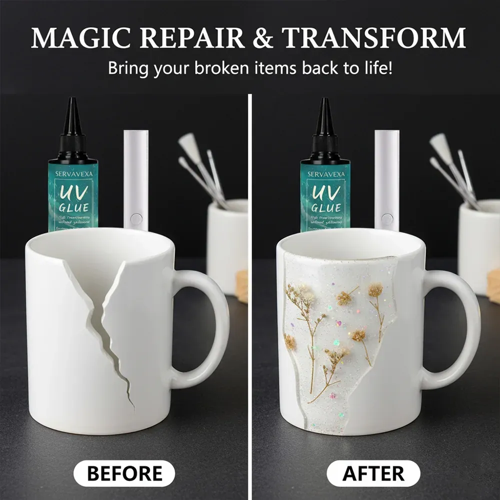 Résine UV dure transparente 110 ml sans bulles pour bijoux