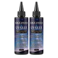 Résine UV souple transparente 30 à 300 g séchage rapide – Couleur 200g-2pcs