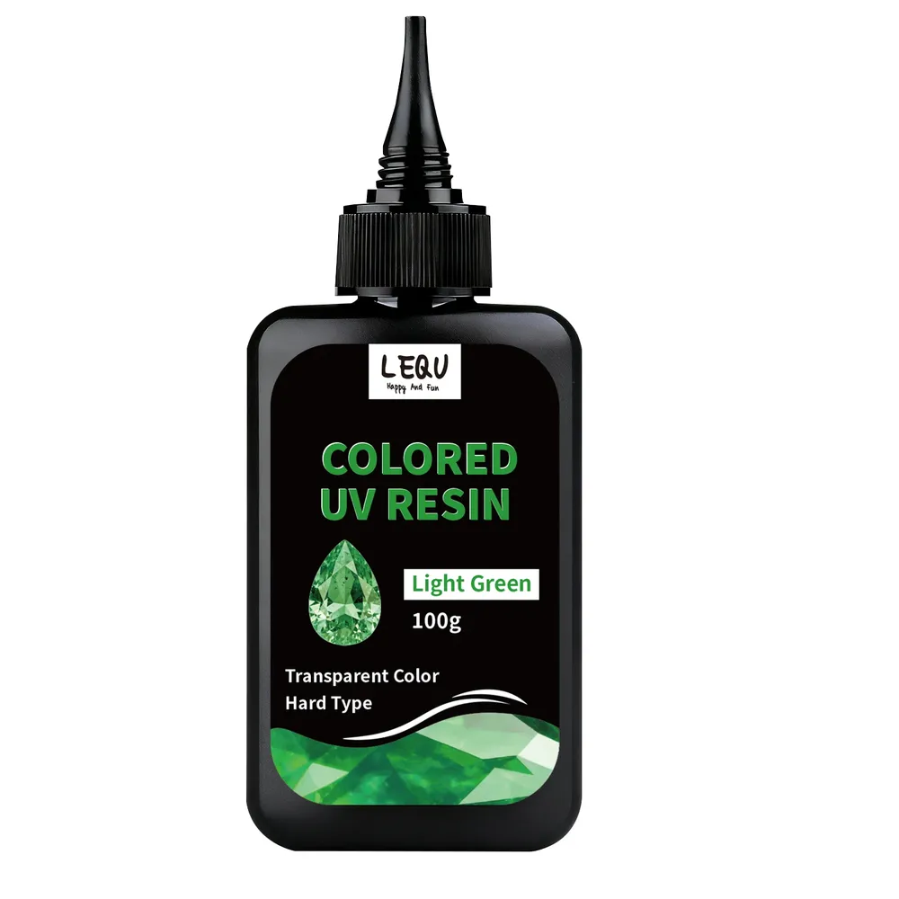 Résine UV transparente 12 couleurs inodore