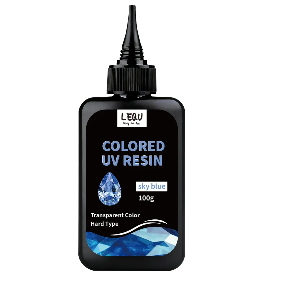 Résine UV transparente 12 couleurs inodore
