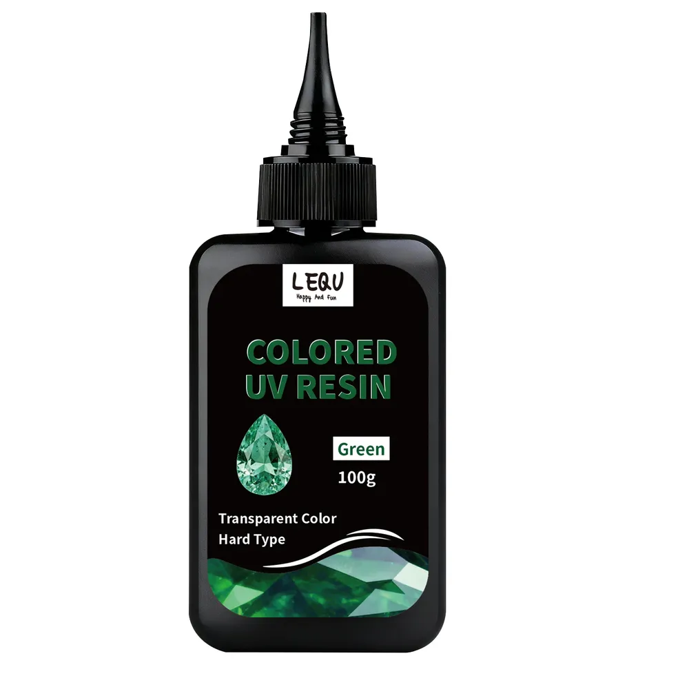 Résine UV transparente 12 couleurs inodore