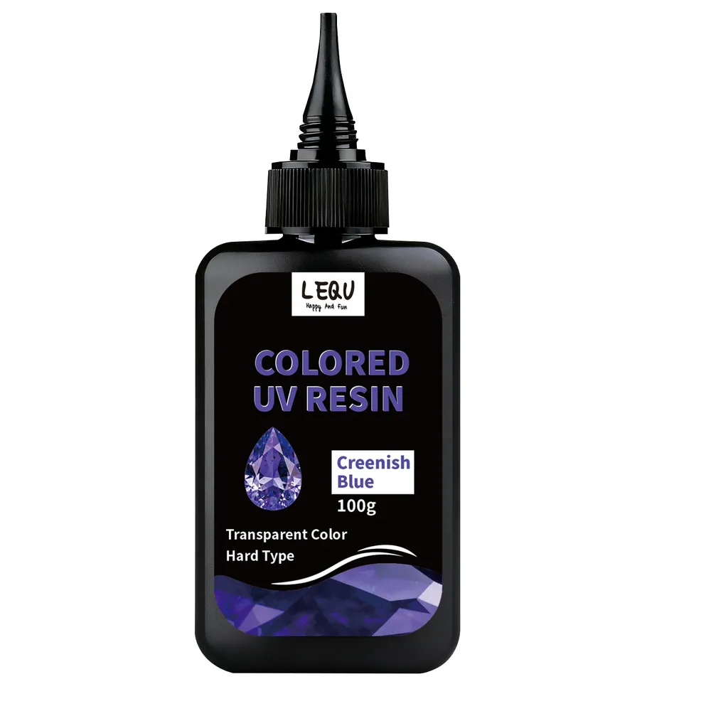 Résine UV transparente 12 couleurs inodore