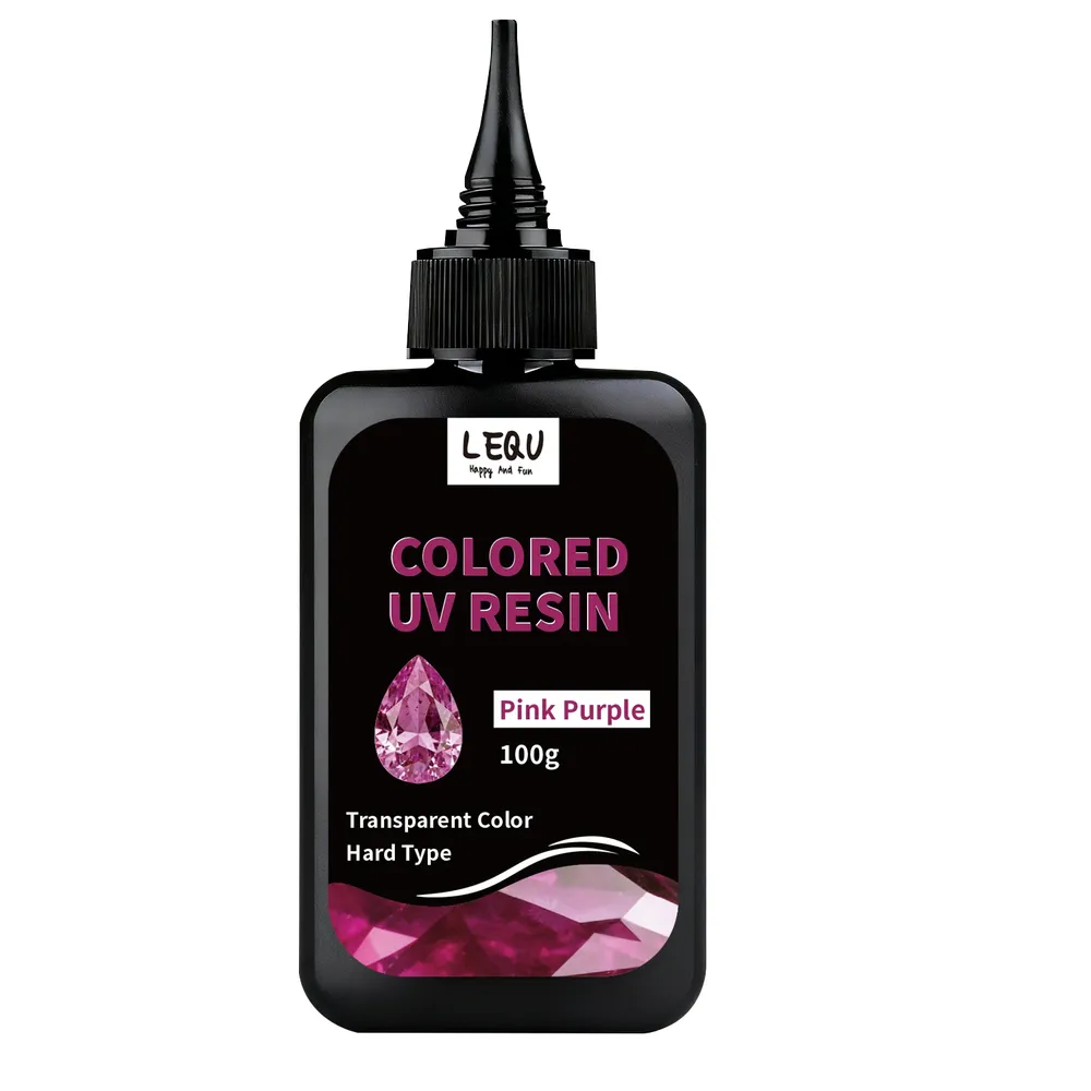 Résine UV transparente 12 couleurs inodore