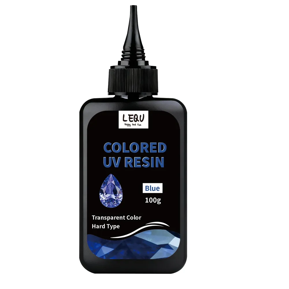 Résine UV transparente 12 couleurs inodore