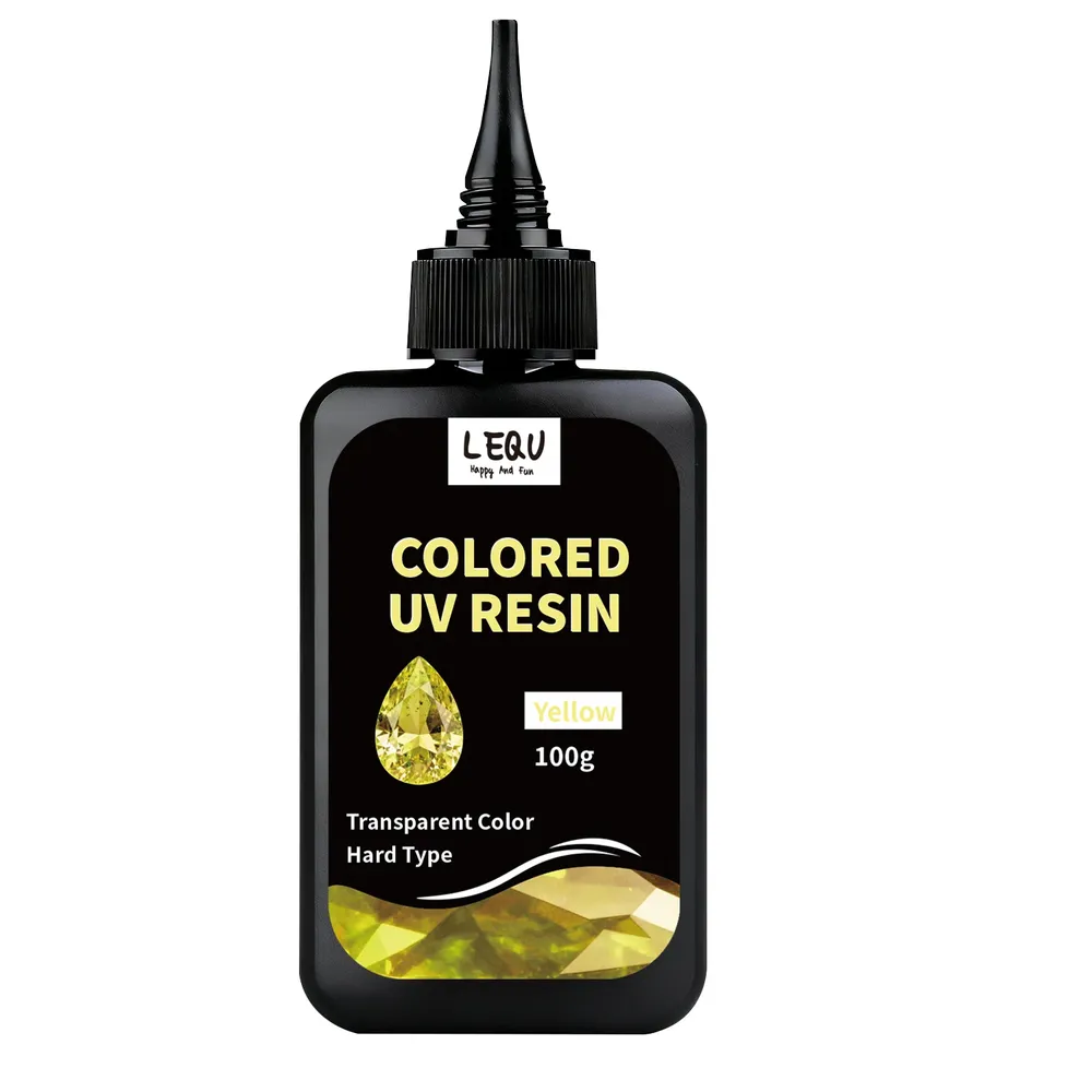 Résine UV transparente 12 couleurs inodore