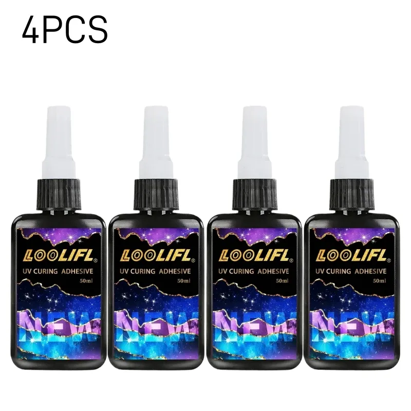 Résine UV transparente durcissable 50 à 150 g formule améliorée