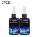 Résine UV transparente durcissable 50 à 150 g formule améliorée – Couleur UV-D-50ml-2pcs