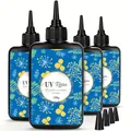 Résine UV transparente incolore séchage rapide 100g à 400g – Couleur 400g