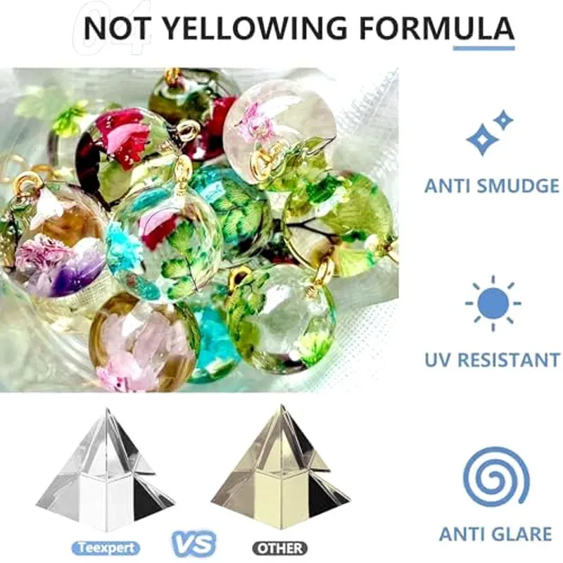 Résine UV transparente incolore séchage rapide 100g à 400g