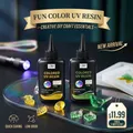 Résine UV transparente séchage rapide 2 teintes pour bijoux – 5