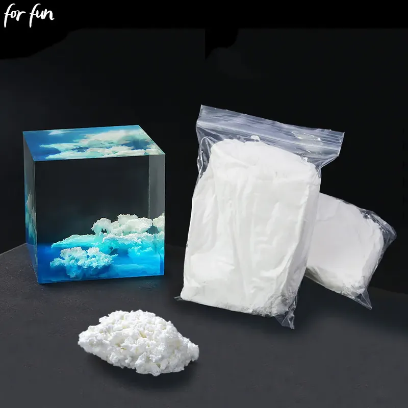 Sac 80 g argile blanche pour remplissage résine et artisanat