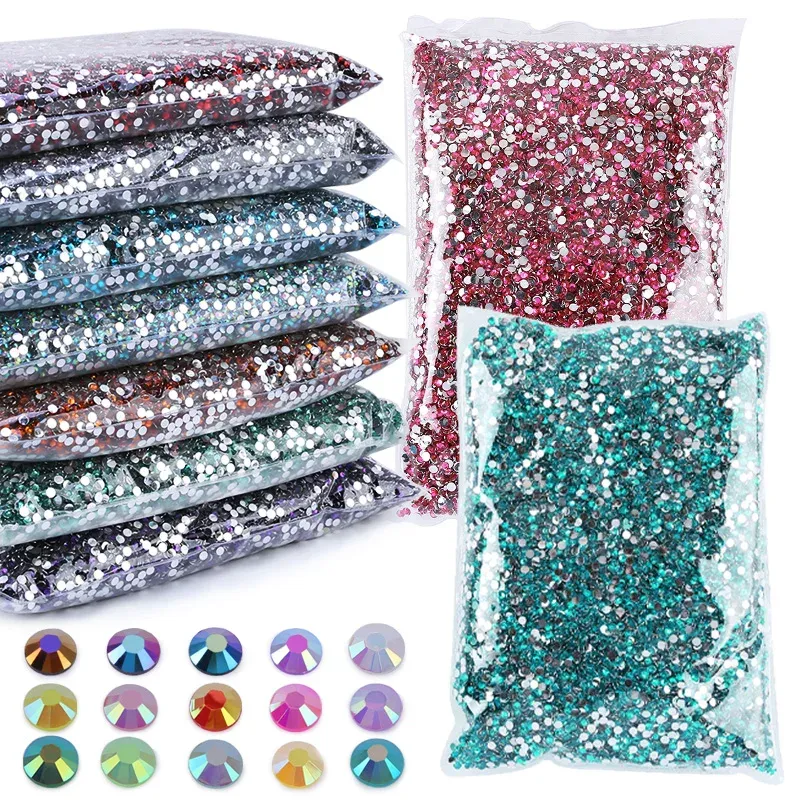 Strass résine colorés pour nail art
