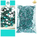 Strass résine colorés pour nail art – Couleur Aigue-marine