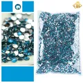 Strass résine colorés pour nail art – Couleur Bleu malachite