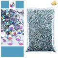 Strass résine colorés pour nail art – Couleur Clear AB