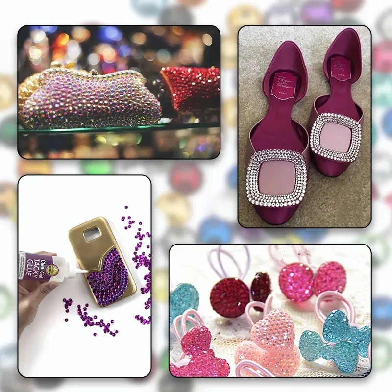 Strass résine colorés pour nail art