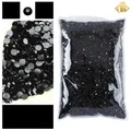 Strass résine colorés pour nail art – Couleur Noir