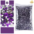 Strass résine colorés pour nail art – Couleur Velours violet