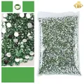 Strass résine colorés pour nail art – Couleur Vert clair