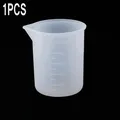 Tasse mesure silicone 100ml avec bâtonnet silicone – Couleur 1pcs